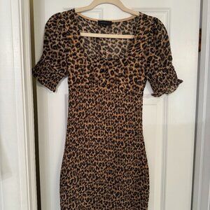Majorelle Leopard Print Dress S